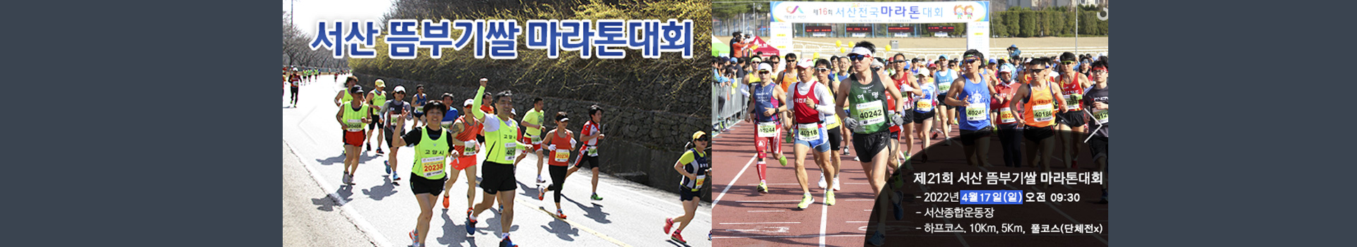 서산뜸부기쌀 마라톤대회 대표 이미지
