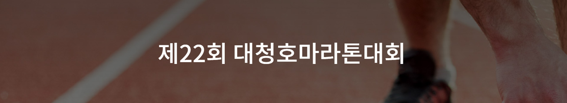 제22회 대청호마라톤대회 대표 이미지