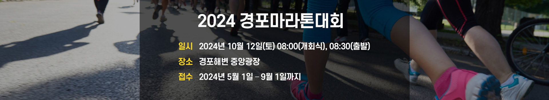 2024경포마라톤대회 대표 이미지