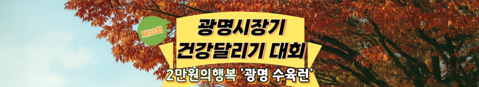 제13회 광명시장기 건강달리기대회 대표 이미지